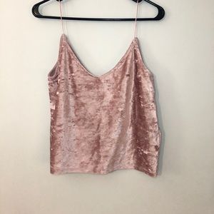 NWT H&M velvet tank